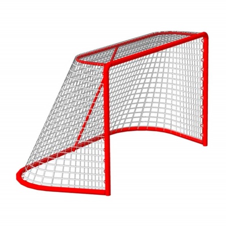 Купить Сетка хоккейная на ворота 1,22мх1,83мх0,5мх1,15м, нить 3,5 мм, узловая в Лихославле 