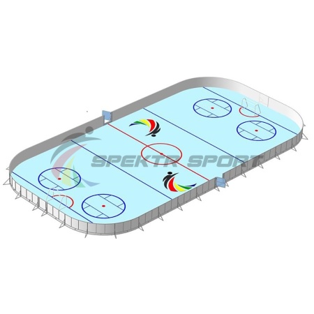 Купить Хоккейная коробка, борта фанера 12 мм, 30×15 в Лихославле 
