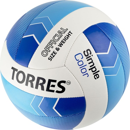Купить Мяч волейбольный Torres Simple Color любительский р.5 в Лихославле 